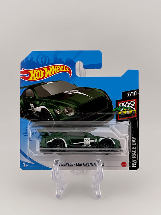 Hot Wheels Mainline 2018 Bentley Continental GT3 HW Race Day 7/10 *Short Card*
