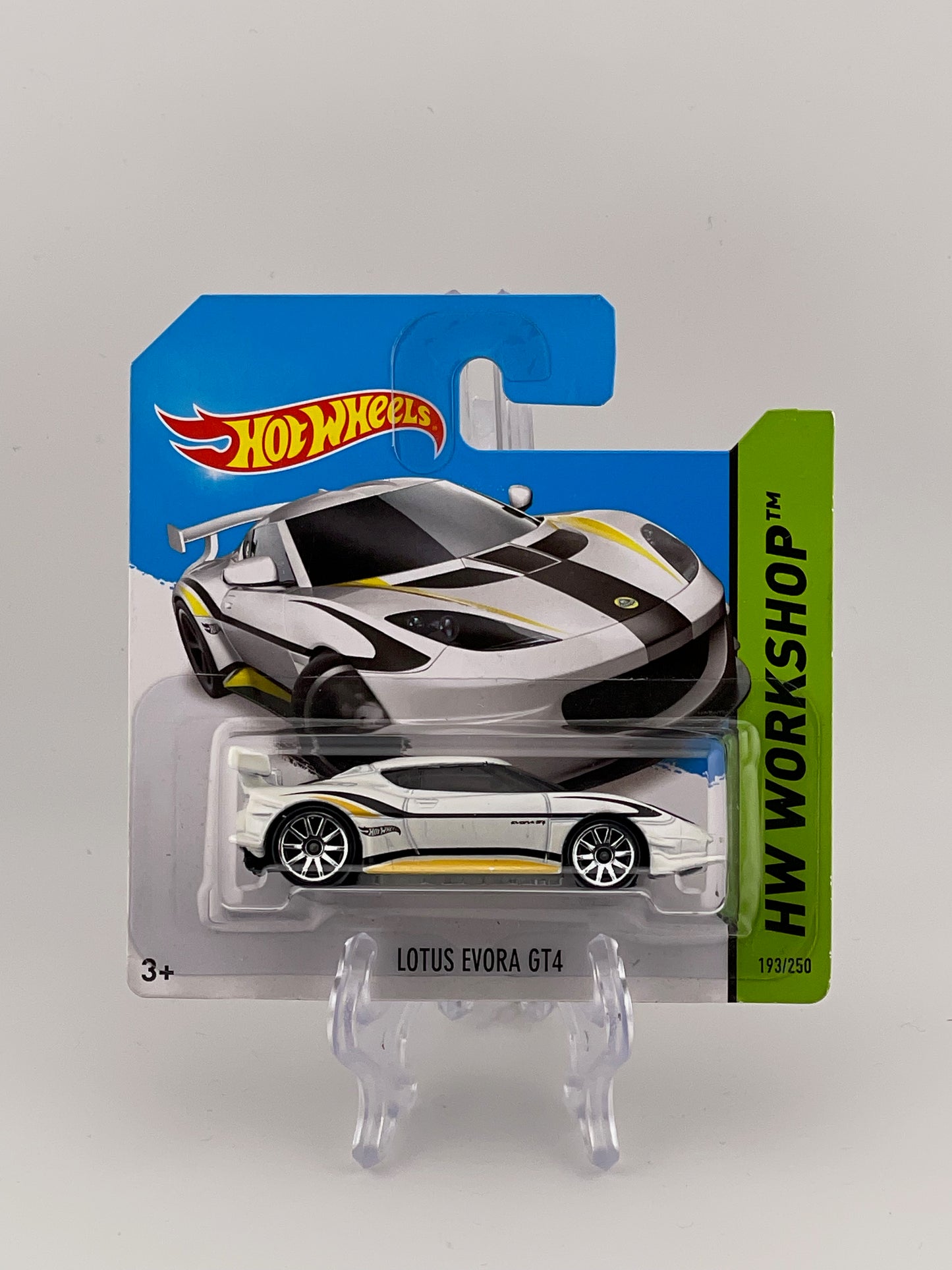 Hot Wheels Mainline Lotus Evora GT4 HW Workshop *Short Card*