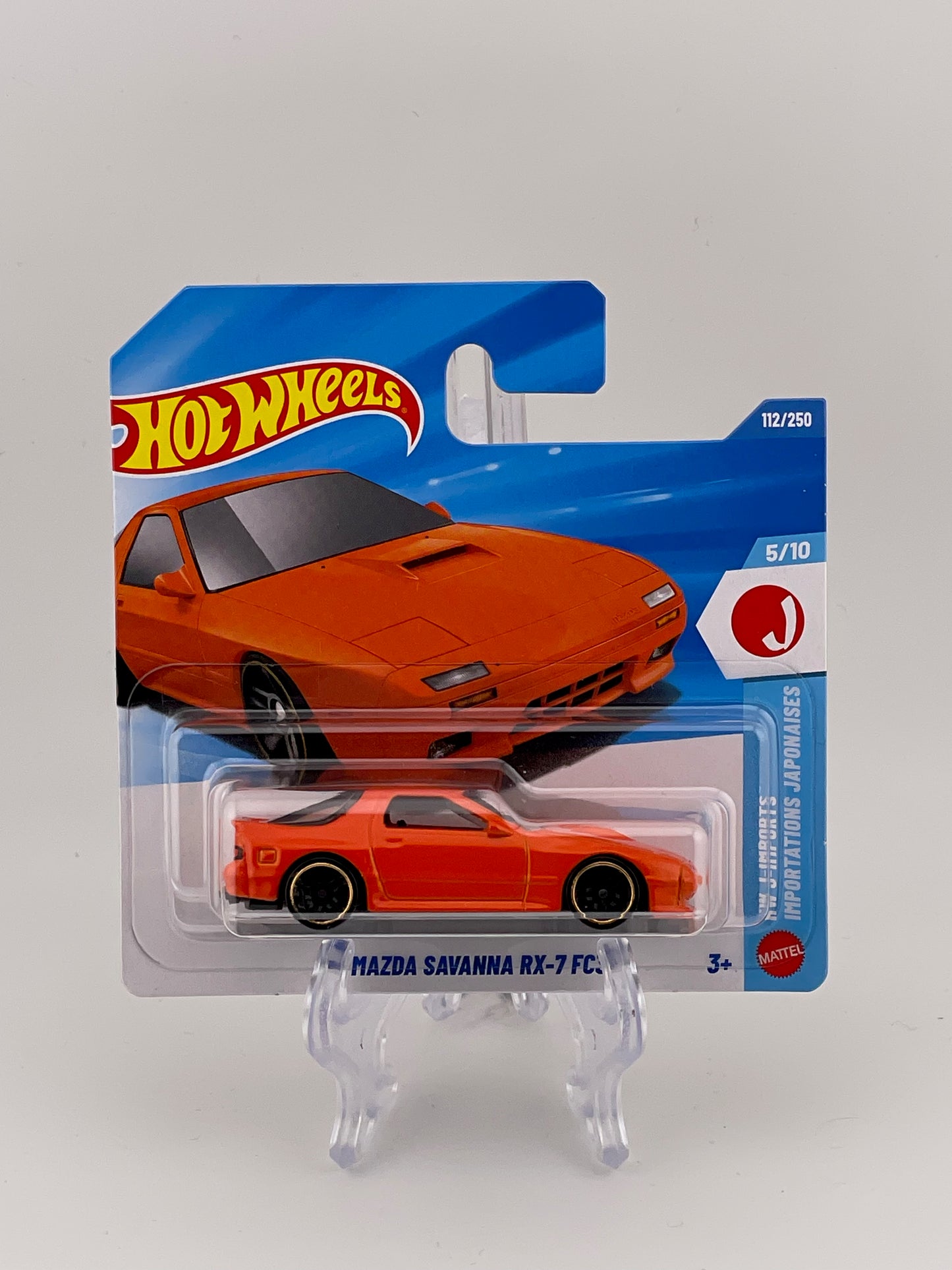 Hot Wheels Mainline '89 Mazda Savanna RX-7 FC3s HW J-Imports 5/10 *Short Card*