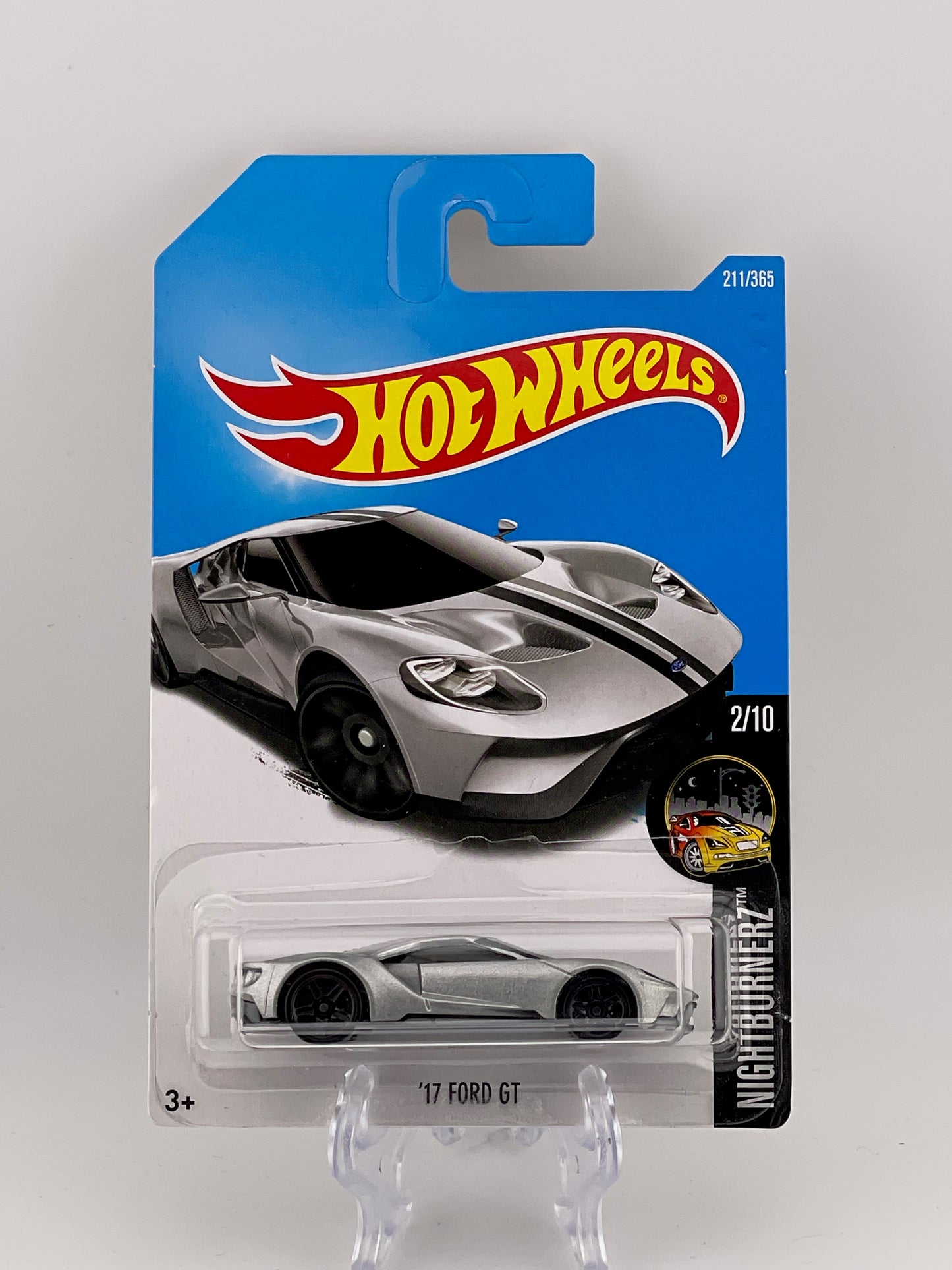 Hot Wheels Mainline '17 Ford GT Nightburnerz 2/10