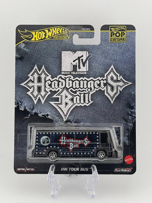 Hot Wheels Premium Pop Culture HW Tour Bus MTV Headbangers Ball