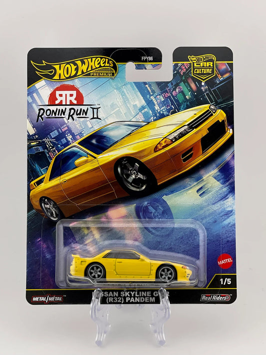 Hot Wheels Premium Car Culture Ronin Run II 1/5 Nissan Skyline GT-R (R32) Pandem