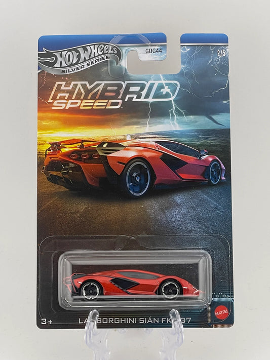 Hot Wheels Silver Series Hybrid Speed 2/5 Lamborghini Sian FKP 37