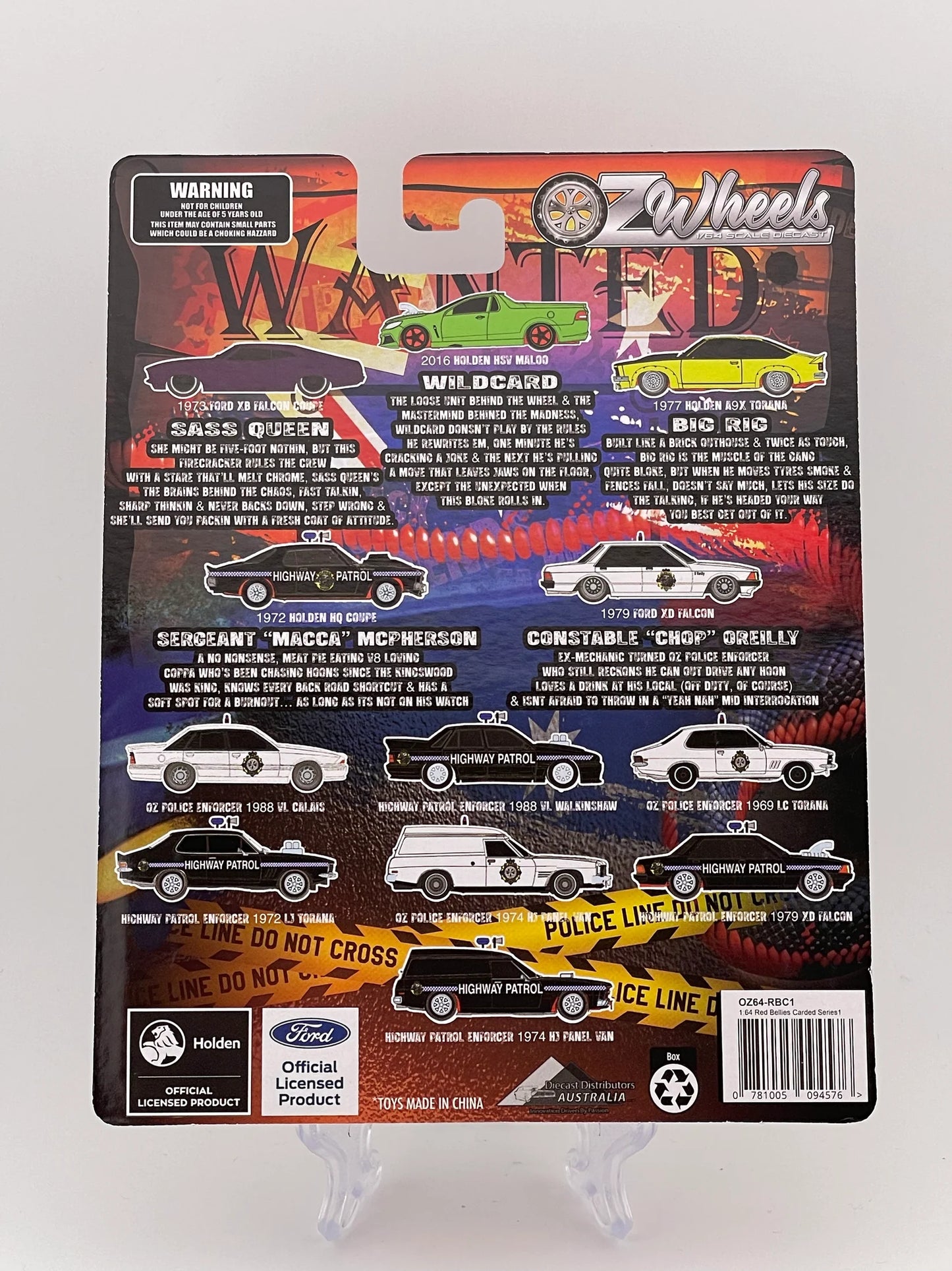 Oz Wheels Redbellies Outlaws 2016 Holden HSV Maloo