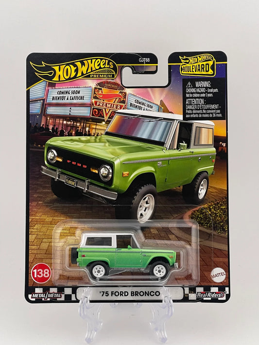 Hot Wheels Premium Boulevard #138 '75 Ford Bronco