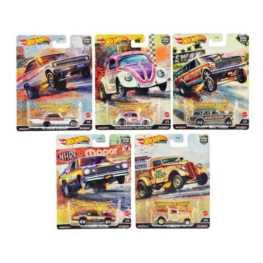 Hot Wheels Premium 1:64 Car Culture Drag Strip Demons Full Set 1-5