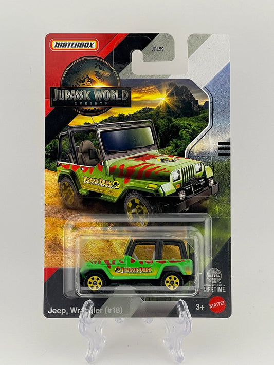 Matchbox Jurassic World Rebirth Jeep Wrangler (#18)