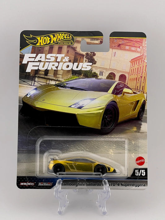 Hot Wheels Premium Fast & Furious 5/5 Lamborghini Gallardo Lp 570-4 Superleggera