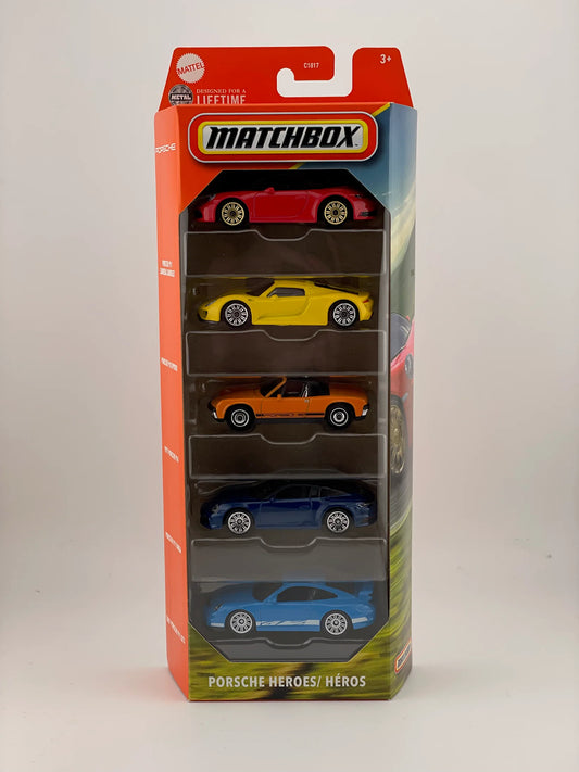 Matchbox 5-Pack Porsche Heroes/Héros