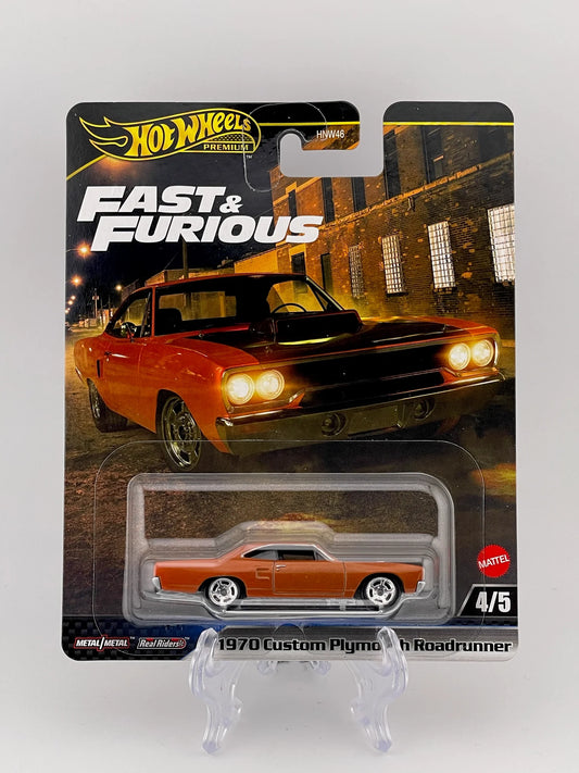 Hot Wheels Premium Fast & Furious 4/5 1970 Custom Plymouth Roadrunner