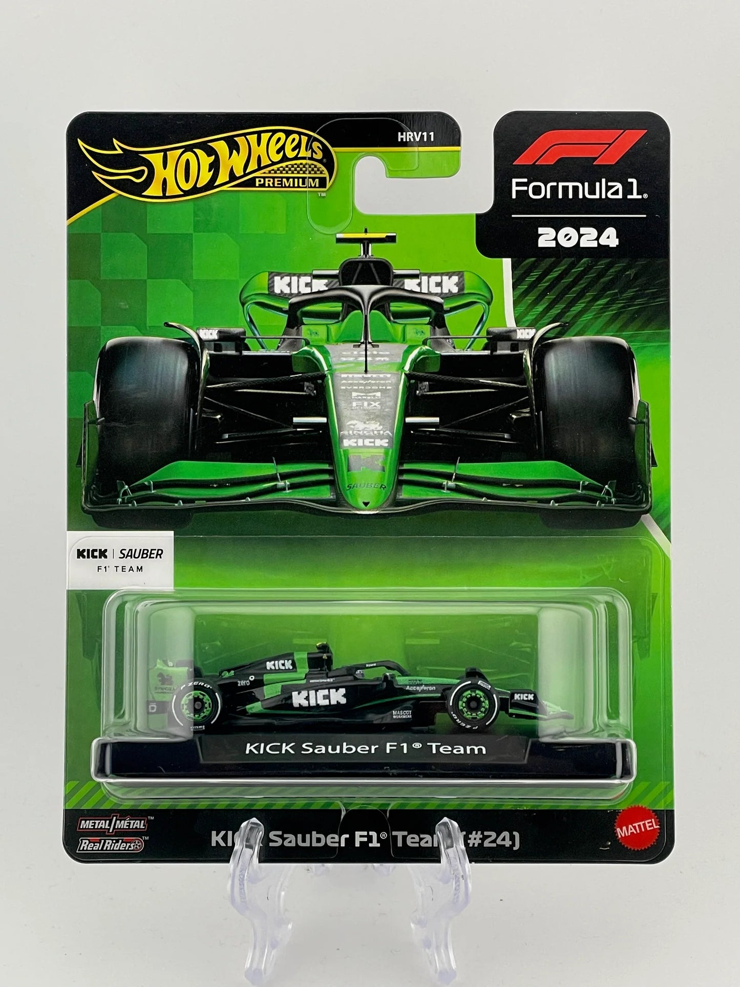 Hot Wheels Premium Formula 1 2024 Kick Sauber F1 Team (#24)