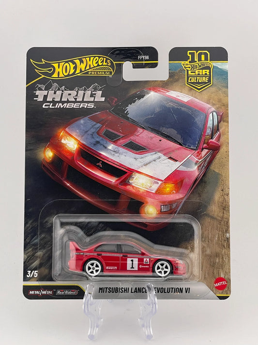 Hot Wheels Premium Car Culture Thrill Climbers 3/5 Mitsubishi Lancer Evolution VI